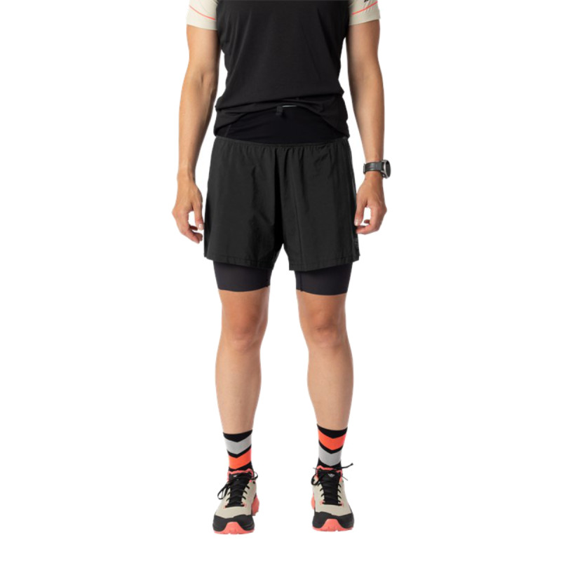 Dámské běžecké kraťasy Dynafit ULTRA 2IN1 SHORTS  - černá