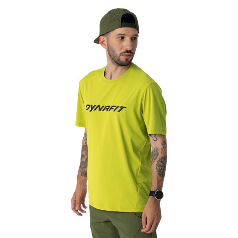 Pánské funkční tričko Dynafit TRAVERSE T-SHIRT  - světle zelená