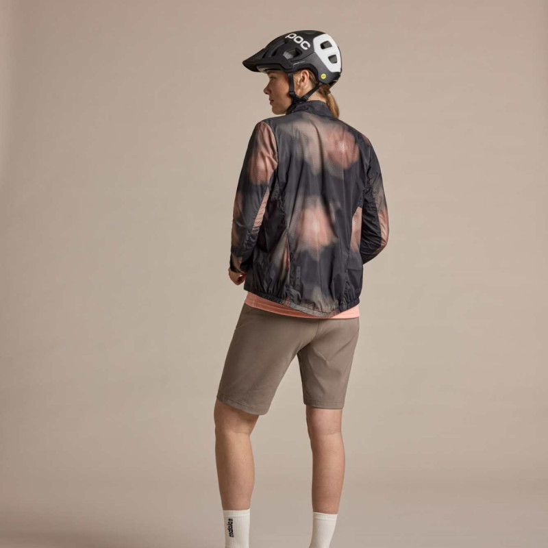 Dámska cyklistická bunda Maloja MALKAM. JACKET PRINTED  - čierna