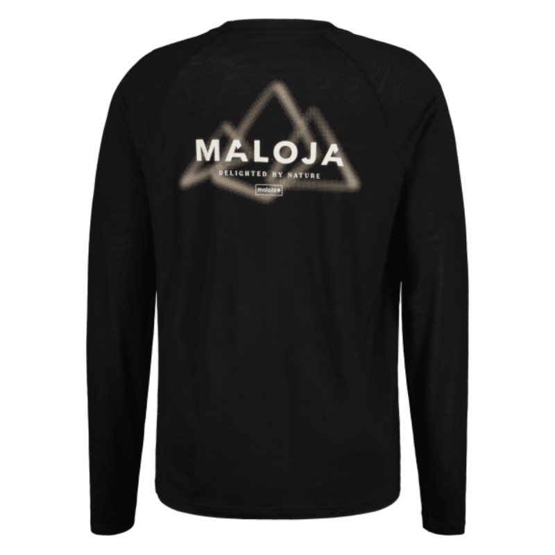 Pánske funkčné tričko Maloja TRAUNSTEINM.  - čierna