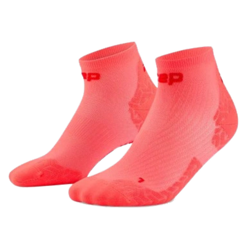 Dámské běžecké ponožky CEP RUN ULTRALIGHT 4.0 LOW CUT  - světle růžová