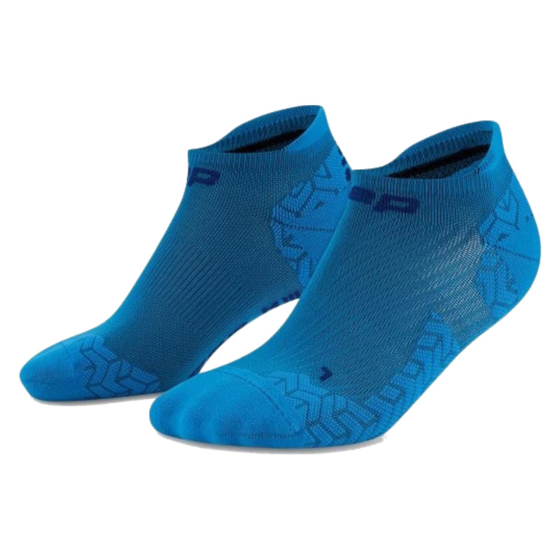 Pánske bežecké ponožky CEP RUN ULTRALIGHT 4.0 LOW CUT  - modrá