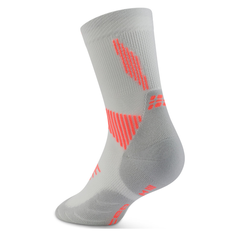 Dámske bežecké ponožky CEP RUN COMPRESSION 5.0  - svetlo šedá