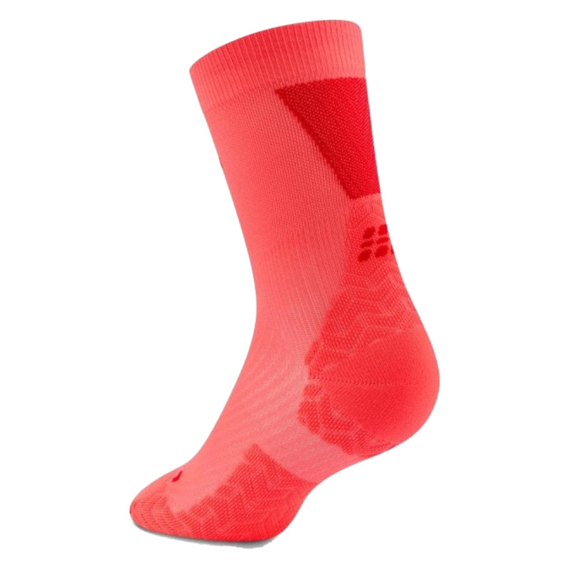 Dámske bežecké ponožky CEP RUN ULTRALIGHT 4.0 MID CUT  - svetlo ružová