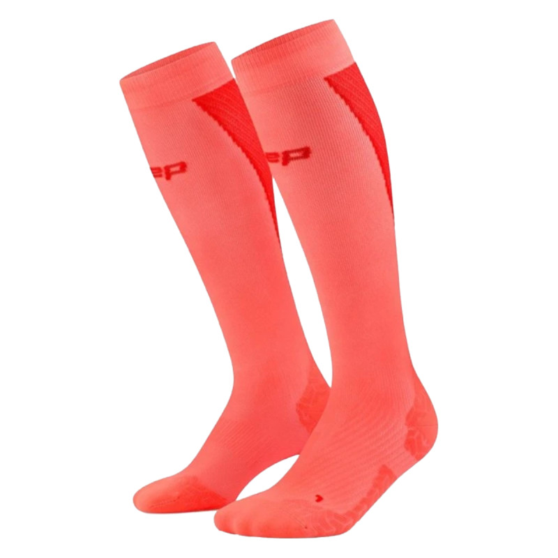 Dámske bežecké ponožky CEP RUN ULTRALIGHT 4.0 TALL  - svetlo ružová