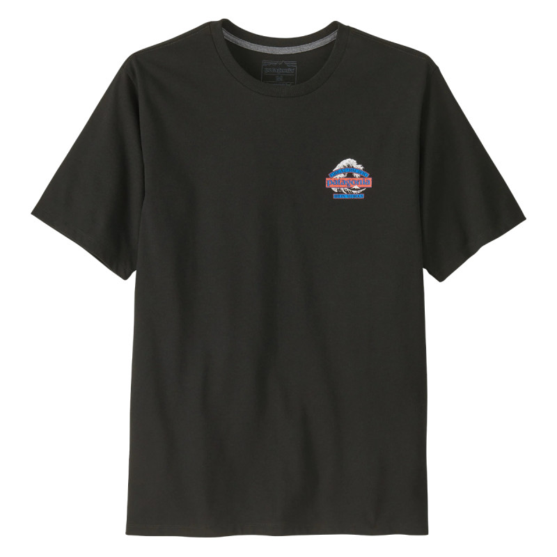 Pánské tričko Patagonia GREAT WAVES RESPONSIBILI-TEE  - černá