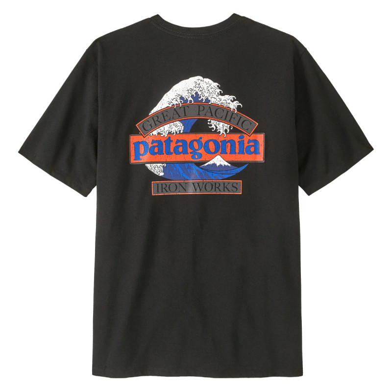 Pánské tričko Patagonia GREAT WAVES RESPONSIBILI-TEE  - černá