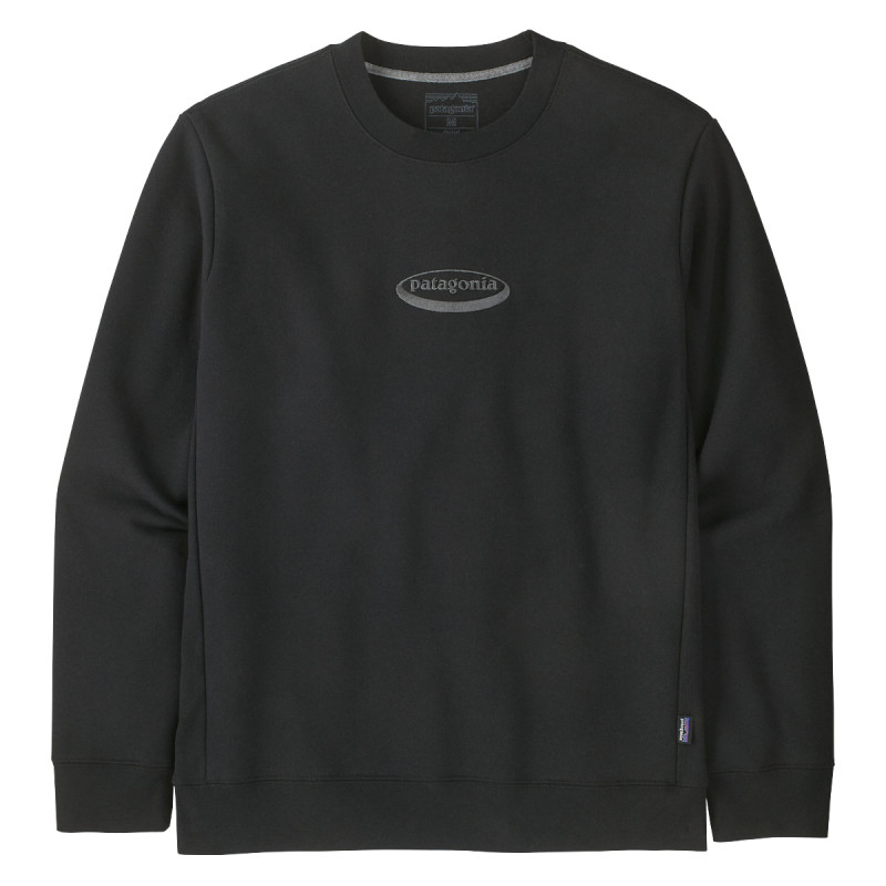 Pánska mikina Patagonia '95 OVAL LOGO UPRISAL CREW  - čierna