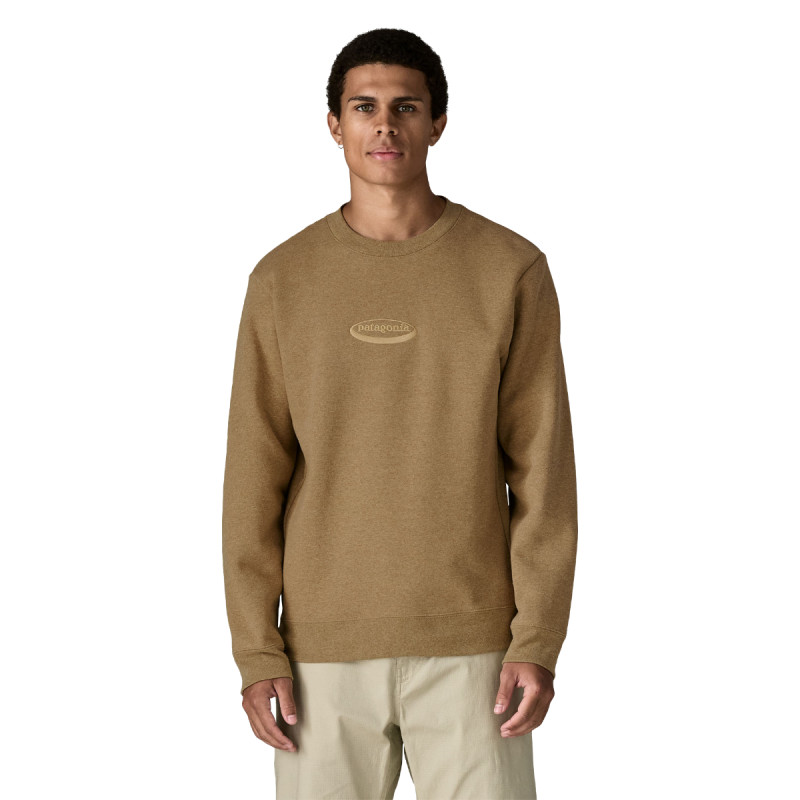 Pánska mikina Patagonia '95 OVAL LOGO UPRISAL CREW  - čierna