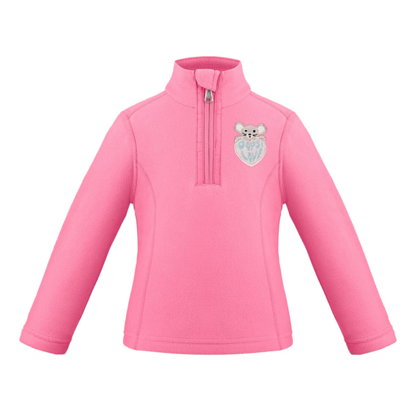 Dievčenská mikina Poivre Blanc W24-1540-BBGL MICRO FLEECE  - ružová