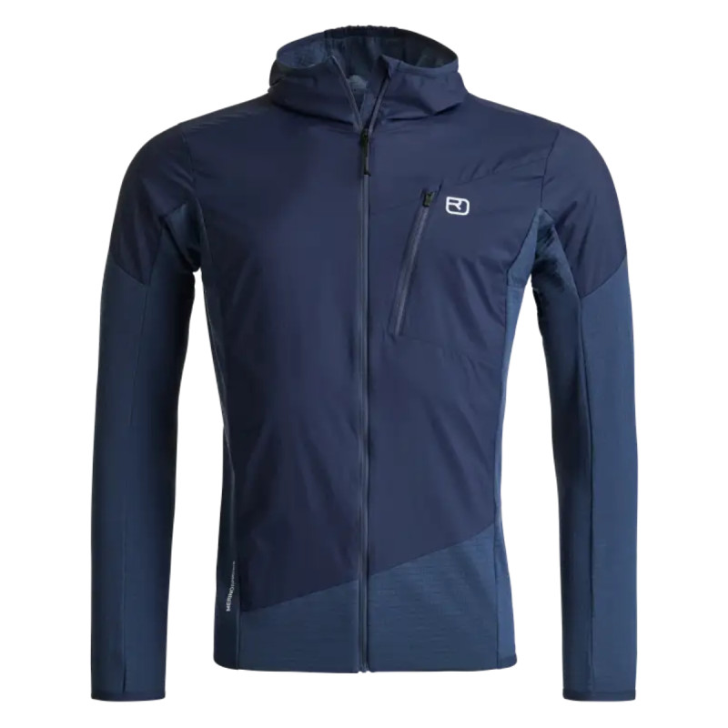Pánská bunda Ortovox TRACE HYBRID JACKET  - tmavě modrá