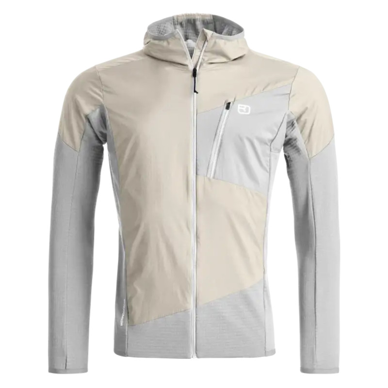 Pánská bunda Ortovox TRACE HYBRID JACKET  - světle šedá