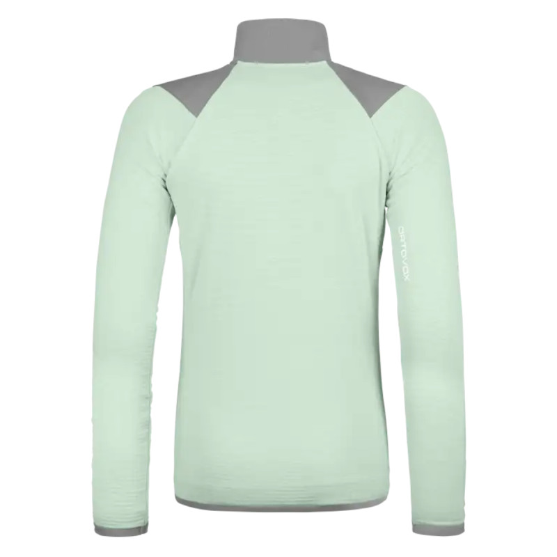Dámská mikina Ortovox FLEECE GRID JACKET  - světle zelená