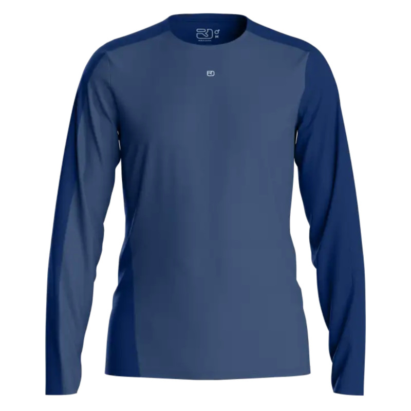 Pánské funkční tričko Ortovox 120 COOL TEC FAST UPWARD LS  - tmavě modrá