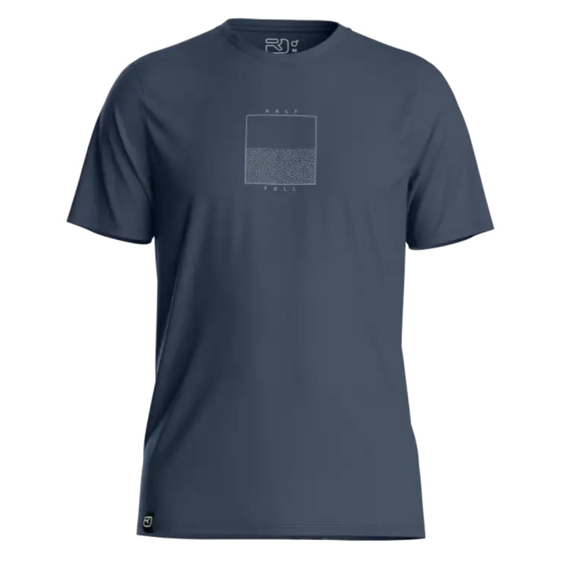 Pánske funkčné tričko Ortovox 150 COOL HALF FULL TS  - tmavo šedá