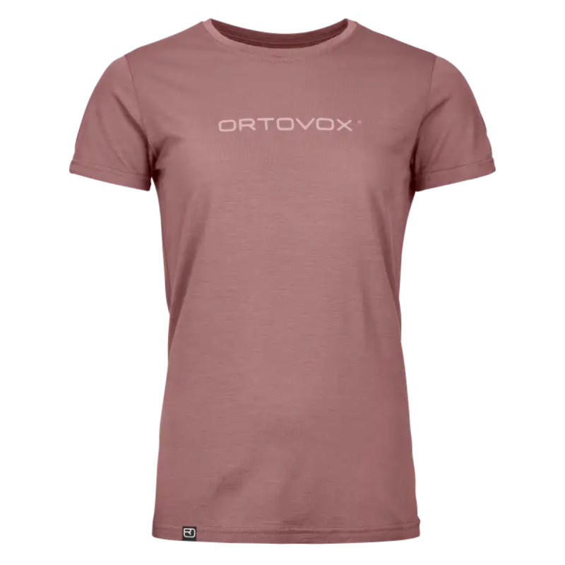 Dámske funkčné tričko Ortovox 150 COOL BRAND TS  - tmavo ružová