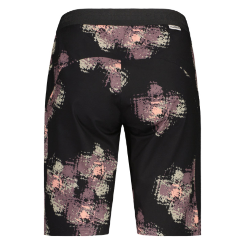 Dámske cyklistické kraťasy Maloja ANEMONAM. PRINTED  - čierna