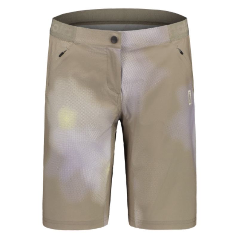 Dámske cyklistické kraťasy Maloja ANEMONAM. PRINTED  - svetlo hnedá