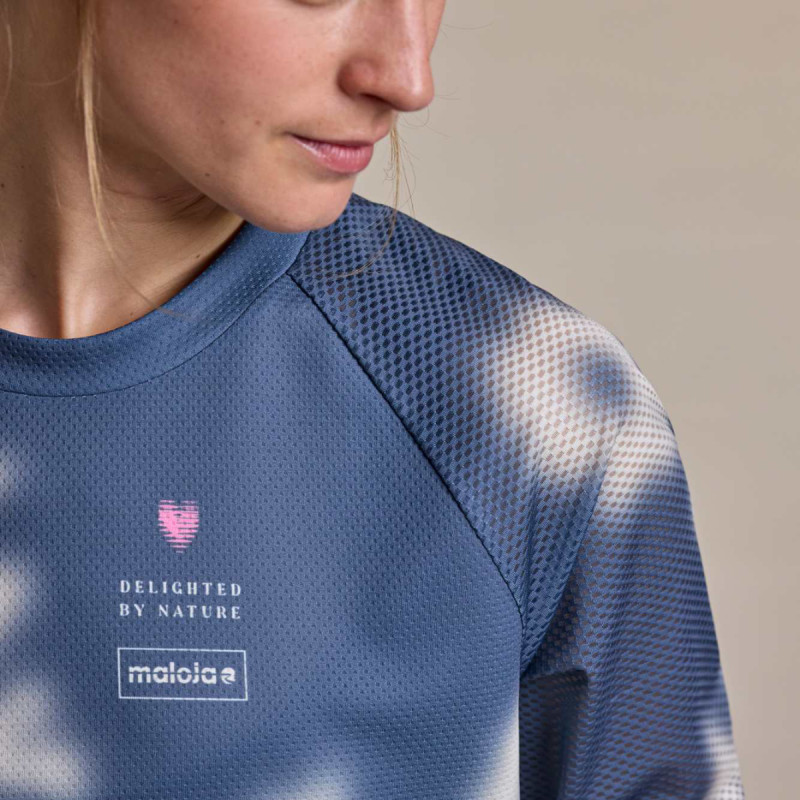 Dámsky cyklistický dres Maloja BALDOM.  - modrá