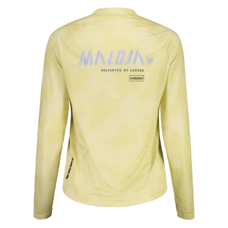 Dámsky cyklistický dres Maloja BALDOM.  - žltá