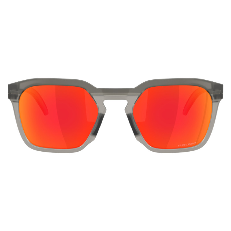 Slnečné okuliare Oakley HSTN SQ - MATTE GREY SMOKE PRIZM RUBY