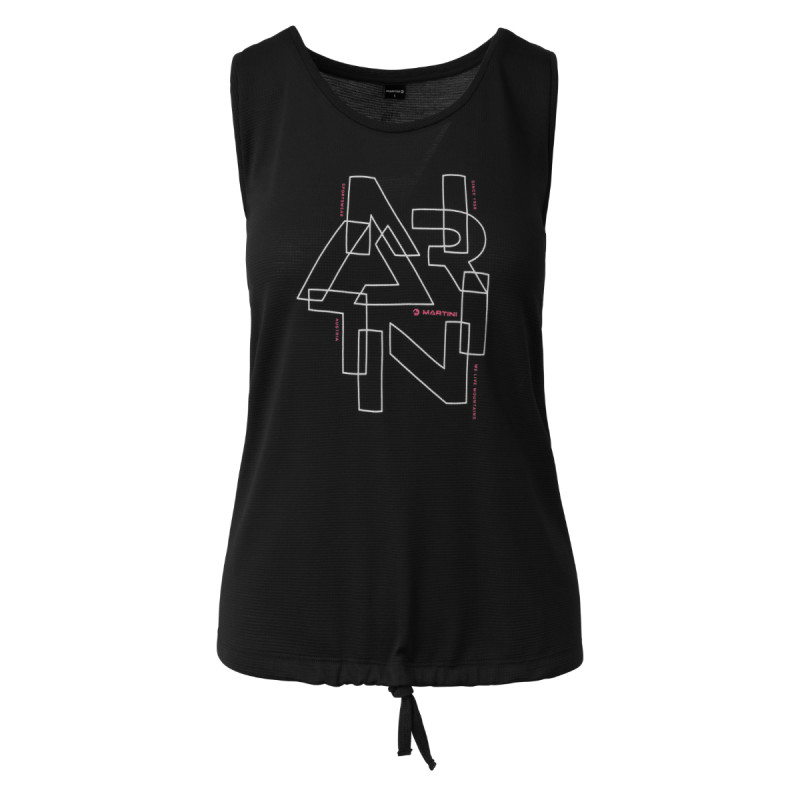 Dámske tielko Martini Sportswear ALPMATE FLOW TANKTOP  - čierna