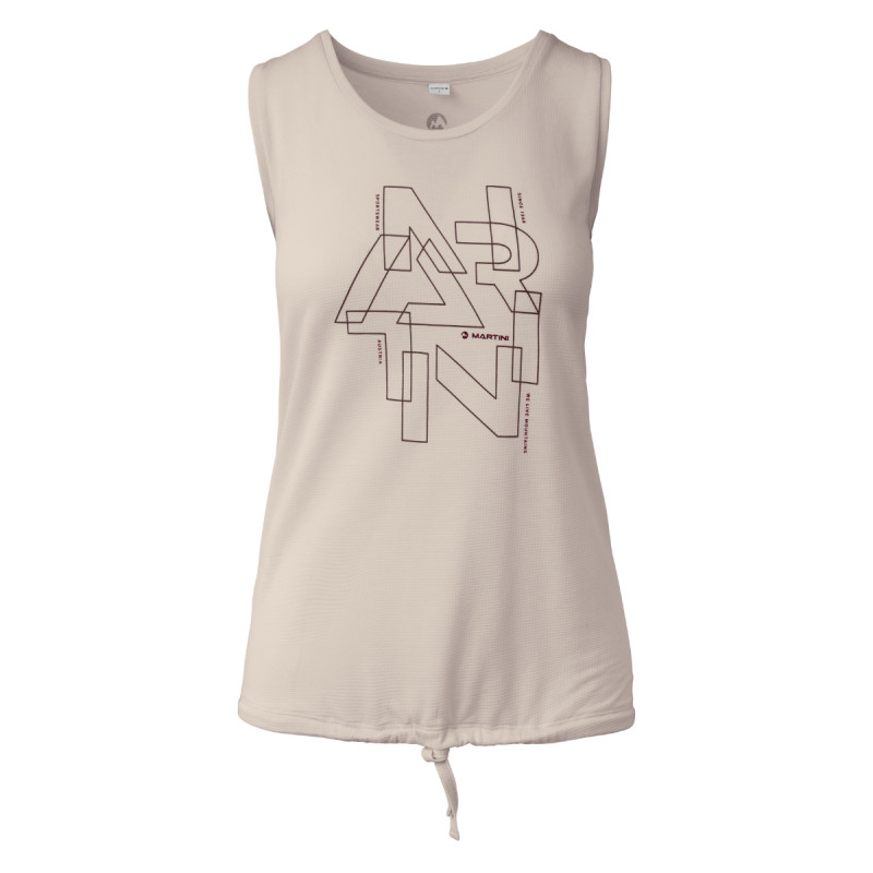 Dámske tielko Martini Sportswear ALPMATE FLOW TANKTOP  - biela