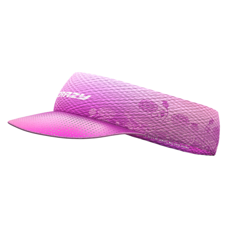 Dámská kšiltovka Crazy PACMAN VISOR  - růžová