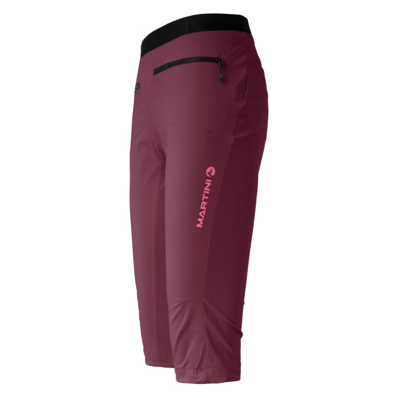 Dámské turistické kalhoty Martini Sportswear VIA CAPRI  - vínová