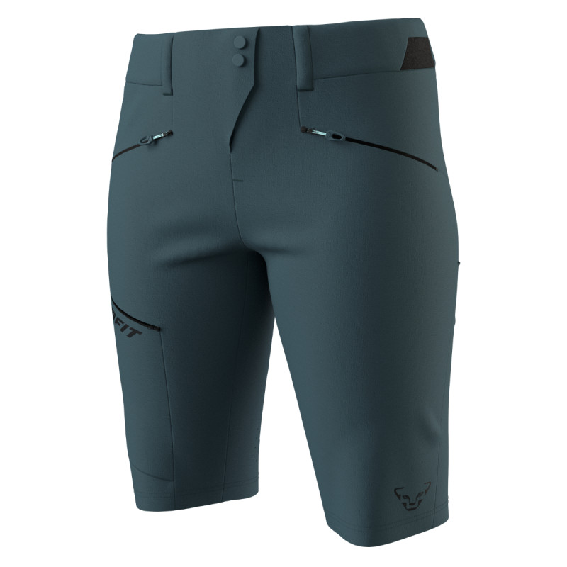 Dámské turistické kraťasy Dynafit TRANSALPER DYNASTRETCH SHORTS  - tmavě šedá
