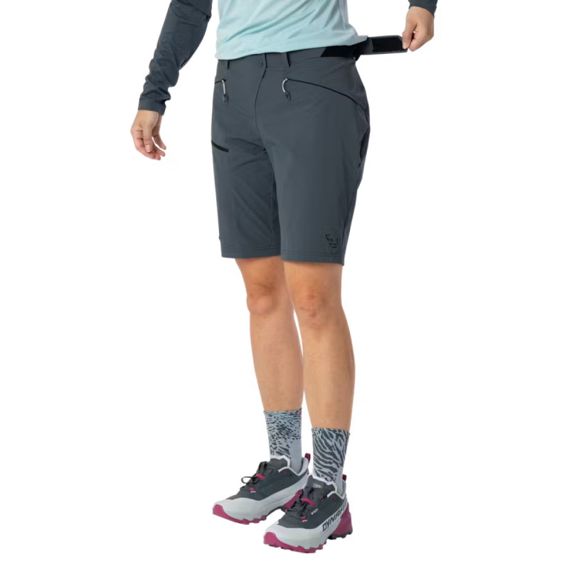 Dámské turistické kraťasy Dynafit TRANSALPER DYNASTRETCH SHORTS  - tmavě šedá