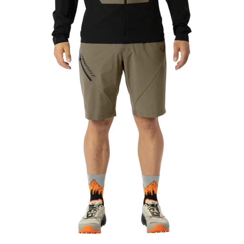 Pánské turistické kraťasy Dynafit TRAVERSE HYBRID SHORTS  - světle hnědá
