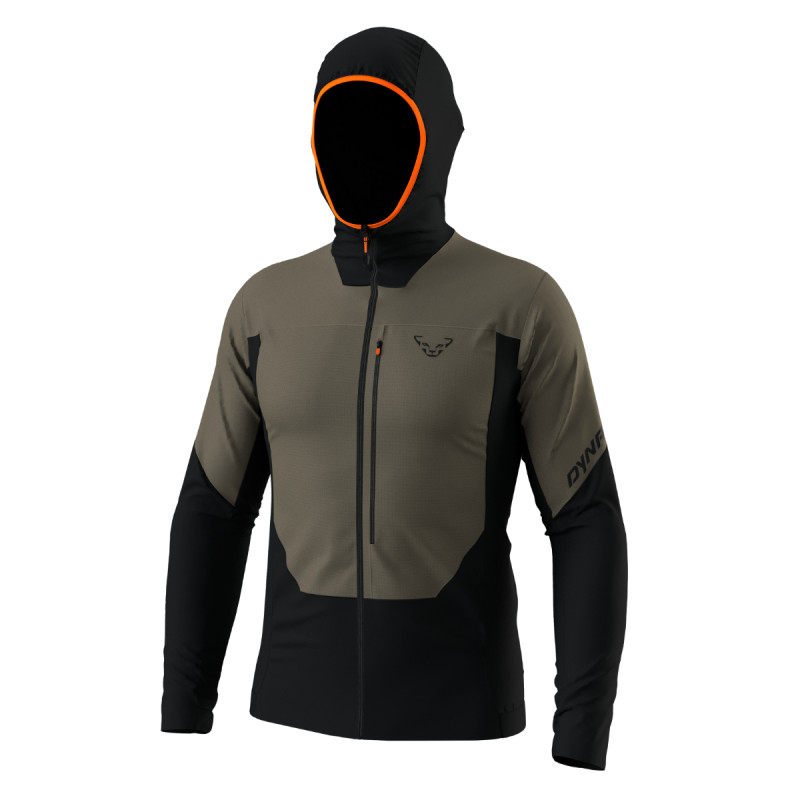 Pánská bunda Dynafit TRAVERSE INSULATION HOODED JACKET  - světle hnědá
