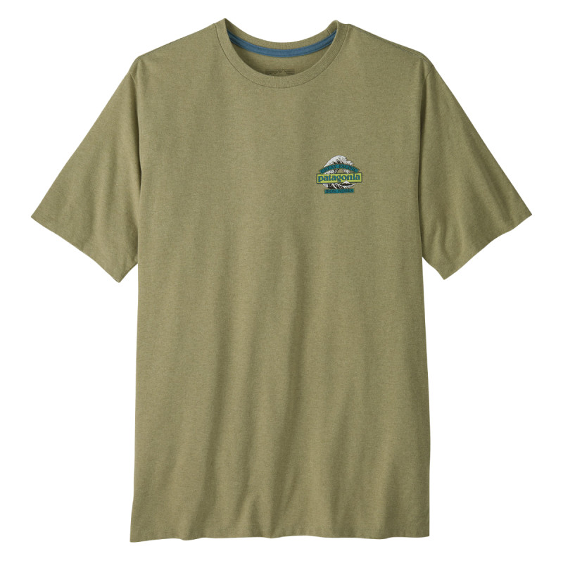 Pánské tričko Patagonia GREAT WAVES RESPONSIBILI-TEE  - khaki