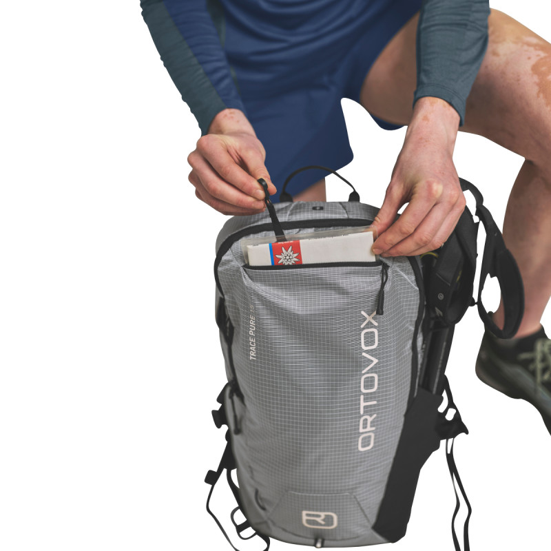 Batoh Ortovox TRACE PURE 15 L  - šedá