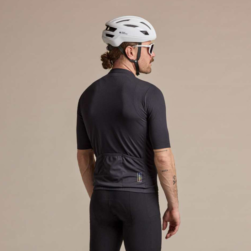 Pánský cyklistický dres Maloja KALZASM. 1/2  - černá