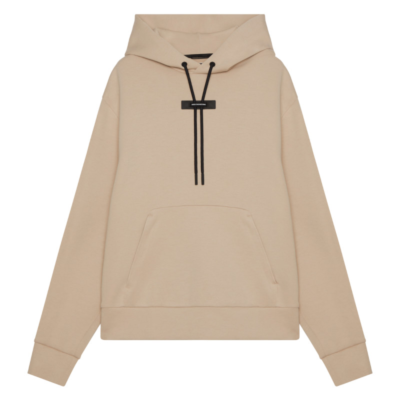 Dámska mikina On FOCUS TECH HOODIE  - svetlo hnedá
