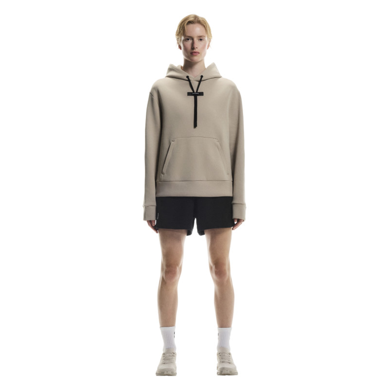 Dámska mikina On FOCUS TECH HOODIE  - svetlo hnedá