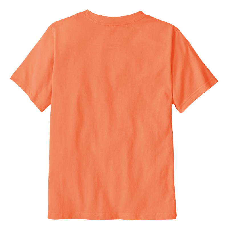 Dětské tričko Patagonia P-6 LOGO T-SHIRT  - oranžová