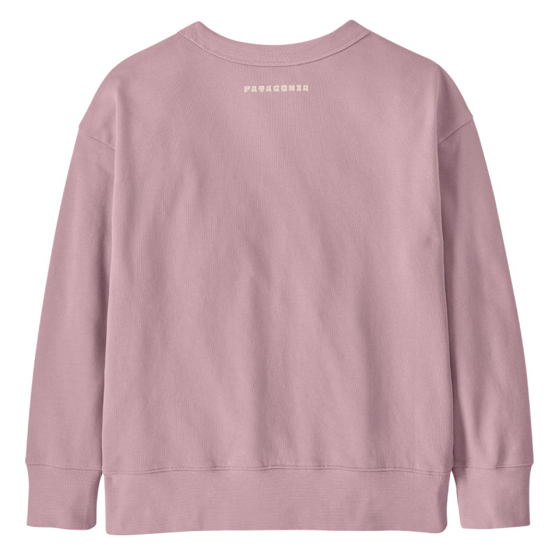 Dětská mikina Patagonia CREW SWEATSHIRT  - světle růžová