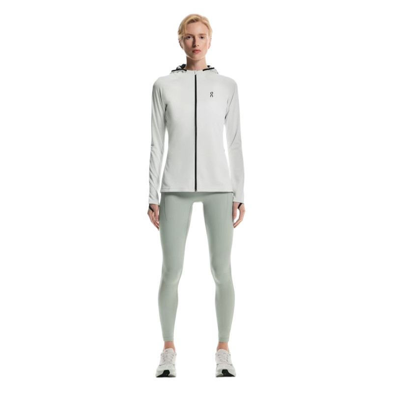 Dámská mikina On CLIMATE ZIP HOODIE  - bílá
