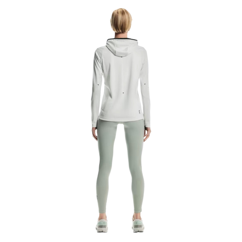 Dámská mikina On CLIMATE ZIP HOODIE  - bílá