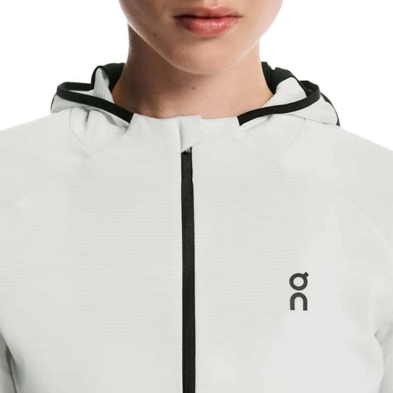 Dámská mikina On CLIMATE ZIP HOODIE  - bílá