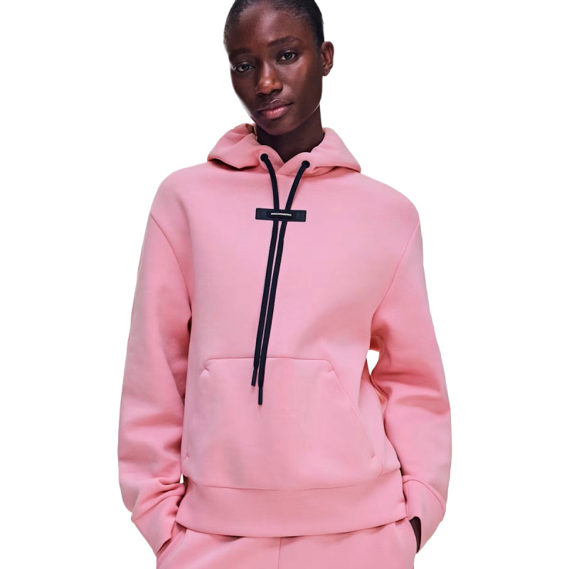 Dámska mikina On FOCUS TECH HOODIE  - svetlo ružová