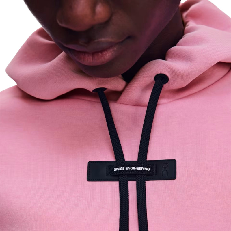 Dámska mikina On FOCUS TECH HOODIE  - svetlo ružová
