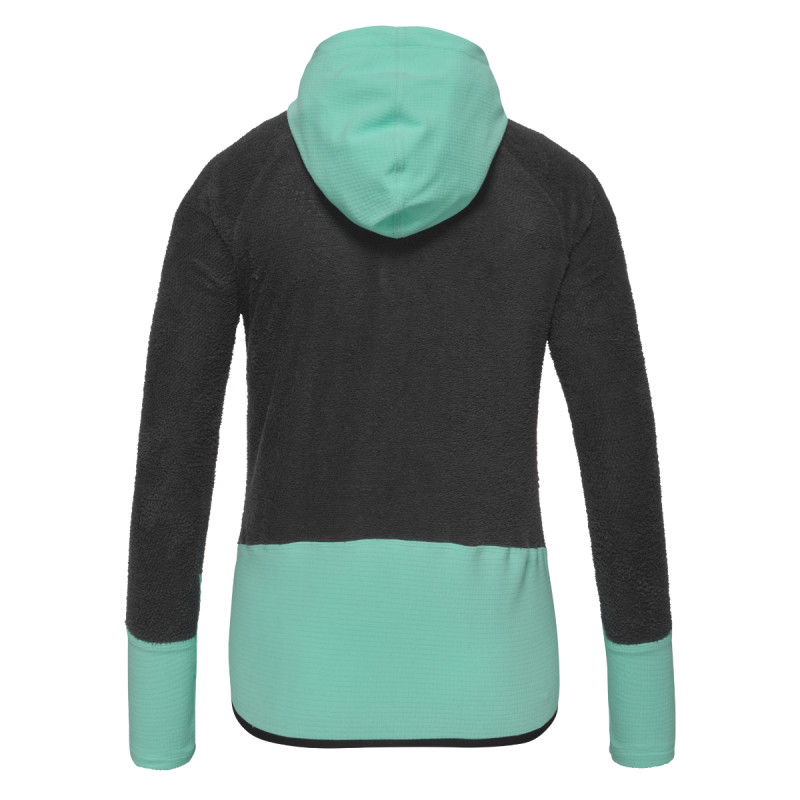 Dámska mikina Martini Sportswear WILDTRACK ROCK IN HYBRID HOODIE  - čierna