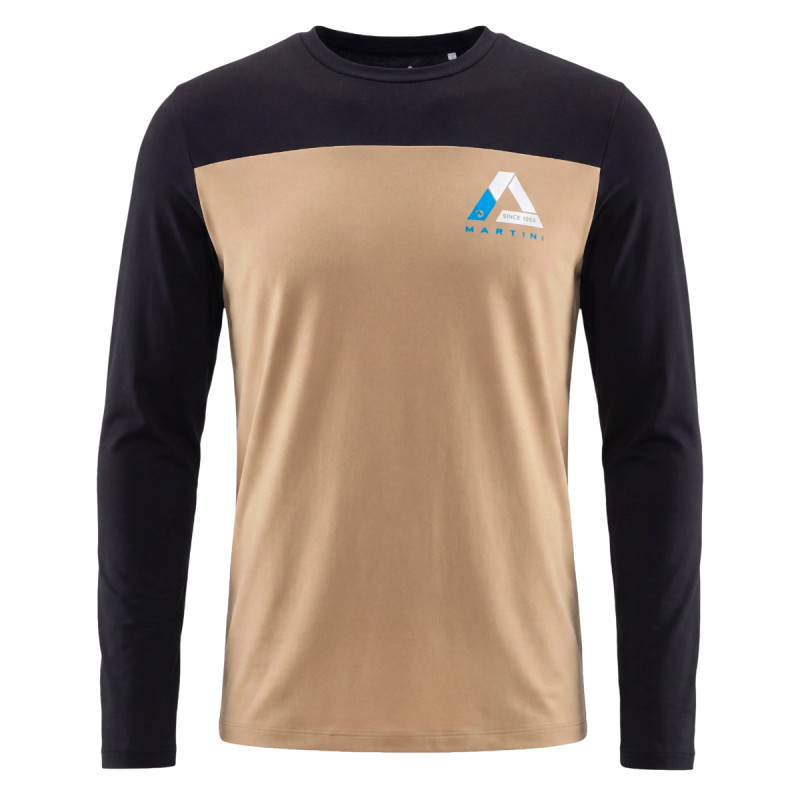 Pánske funkčné tričko Martini Sportswear FIRSTLINE FORT LS  - svetlo hnedá