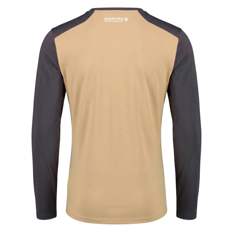 Pánske funkčné tričko Martini Sportswear ORIGINAL AMP LS  - svetlo hnedá