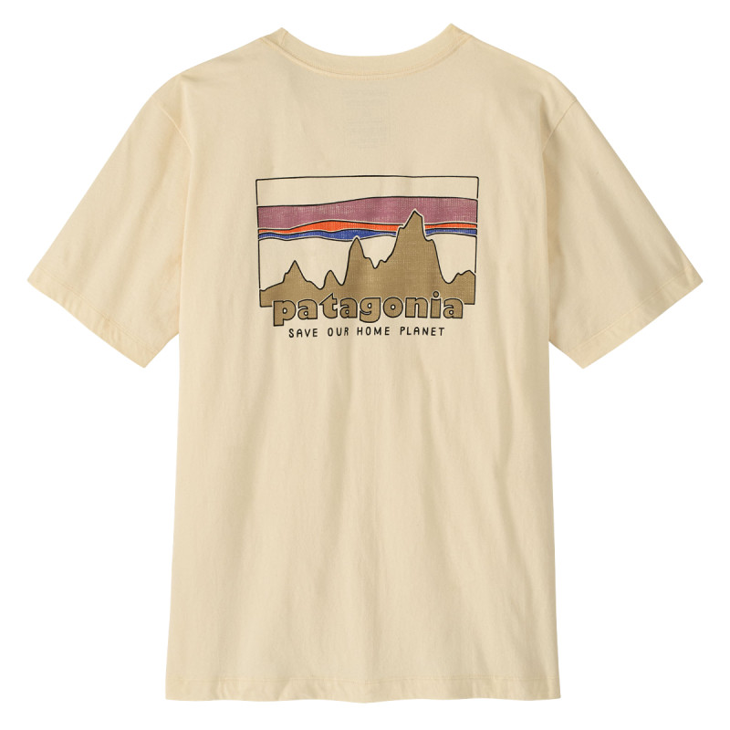 Pánske tričko Patagonia '73 SKYLINE T-SHIRT  - béžová