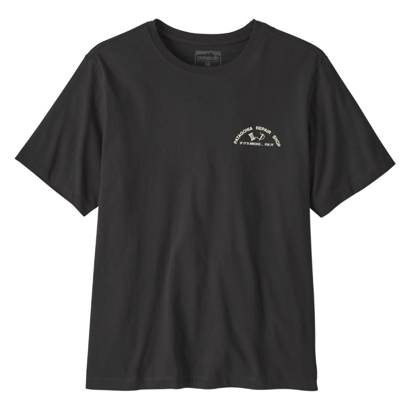 Pánské tričko Patagonia REPAIR SHOP T-SHIRT  - černá